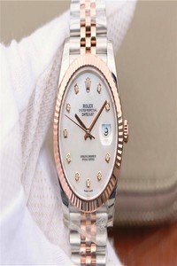 Replica Rolex Datejust M126331-0014 EW Factory White Mother-Of-Pearl Dial