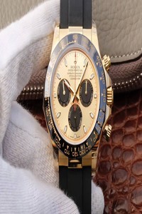 Replica Rolex Daytona Cosmograph 116518ln JH Factory V6 Yellow Gold Black Chronograph