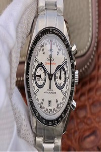 Replica Omega Speedmaster Racing Chronograph 329.30.44.51.04.001 OM Factory White Dial