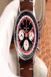 Replica Breitling Navitimer 1 B01 Chronograph 43 Swissair Edition AB01211B1B1X1 V9 Factory Black Dial