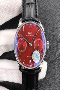 Replica IWC Portugieser IW500714 ZF Factory Burgundy Red Dial