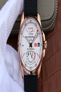 Replica Chopard Classic Racing Mille Miglia 161272-5001 V6 Factory White Dial Rose Gold