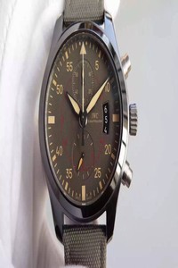 Replica IWC Pilot IW388002 V6 Factory Charcoal Gray Dial