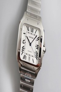 Replica Cartier Santos WSSA0009 BV Factory White Dial