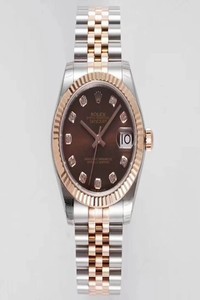 Replica Rolex Datejust m278271-0028 GS Factory Brown Dial