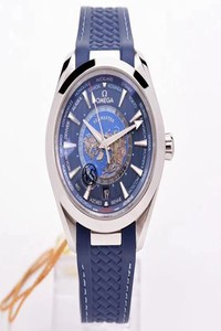 Replica Omega Seamaster Aqua Terra GMT Worldtimer 220.12.43.22.03.001 VS Factory Blue Dial