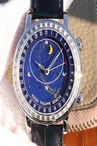 Replica Patek Philippe Grand Complications Sky Moon Celestial 6102P-001 TWA Factory Blue Dial
