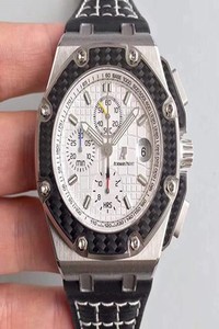 Replica Audemars Piguet Royal Oak Offshore Juan Pablo Montoya 2603010.OO.D001IN.01 JF Factory V2 White Dial