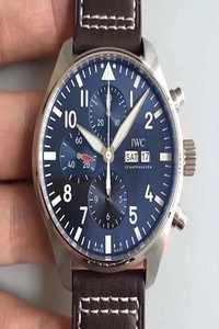 Replica IWC Pilot Chronograph Edition Le Petit Prince IW377713 ZF Factory Blue Dial