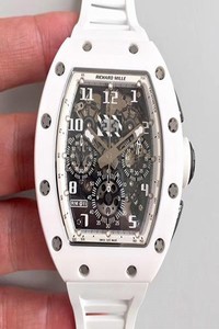 Replica Richard Mille RM011-FM KV Factory White Ceramic Skeleton Dial