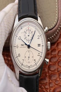 Replica IWC Portugieser Chronograph Classic IW390403 ZF Factory White Dial