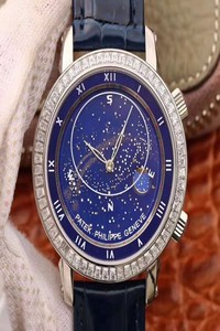 Replica Patek Philippe Grand Complications Sky Moon Celestial 5102G TW Factory Blue Dial