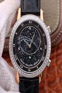 Replica Patek Philippe Grand Complications Sky Moon Celestial 5102PR TW Factory Black Dial