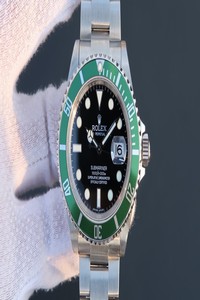 Replica Rolex Submariner 16610LV-93250 JF Factory Green Bezel