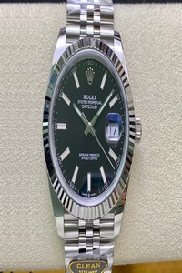 Replica Rolex Datejust M126334-0018 Clean Factory Black Dial
