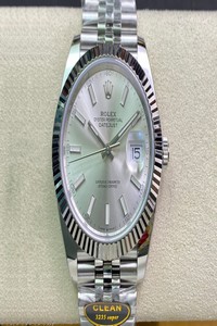 Replica Rolex Datejust M126334-0004 Clean Factory Silver Dial