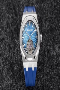 Replica Audemars Piguet Royal Oak Tourbillon R8 Factory V3 Blue Strap