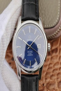 Replica Omega De Ville 431.33.41.21.03.001 VS Factory Dark Blue Dial