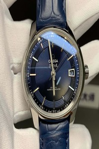 Replica Omega De Ville 433.33.41.21.03.001 VS Factory Blue Dial