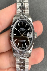 Replica Rolex Datejust M178274-0004 GS Factory Black Dial