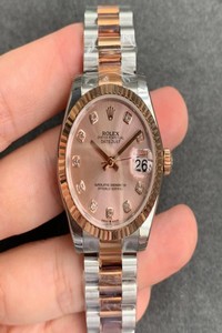 Replica Rolex Datejust M278271-0023 GS Factory Rose Gold
