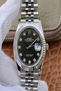 Replica Rolex Datejust M126234-0027 GM Factory Black Diamond-se Dial