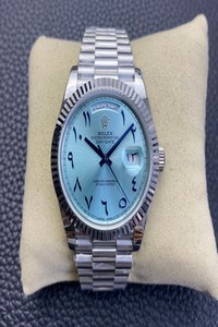 Replica Rolex Day Date BP Factory Middle East Customization Ice Blue Dial