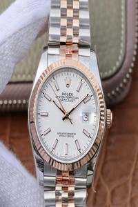 Replica Rolex Datejust M126231-0017 36MM GM Factory Rose Gold