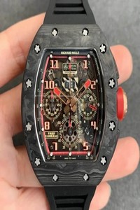 Replica Richard Mille RM-011 KV Factory V2 Forged Carbon Black Case