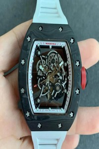 Replica Richard Mille RM055 KV Factory V2 Carbon Fiber Black Case
