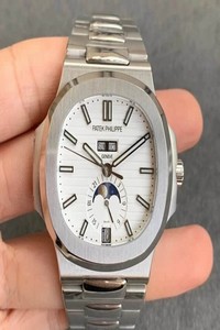 Replica Patek Philippe Nautilus 5726/1A-010 Moonphase GR Factory Stainless Steel Strap