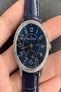 Replica Jaeger LeCoultre Rendez Vous 3448480 ZF Factory Diamond Blue Dial