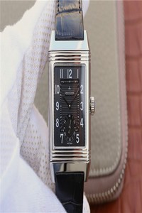 Replica Jaeger-LeCoultre Reverso Q3738470 Stainless Steel Black Dial