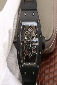 Replica Richard Mille RM055 KV Factory Ceramics Black Strap