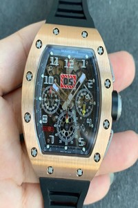 Replica Richard Mille RM11 KV Factory Rose Gold Skeleton Dial