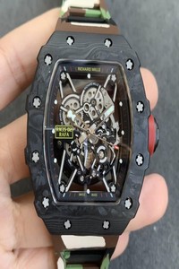 Replica Richard Mille RM35-02 KV Factory V3 Carbon Fiber Camouflage Strap