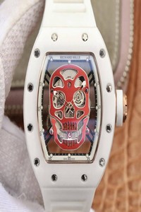 Replica Richard Mille RM52-01 KV Factory Red Skull Dial