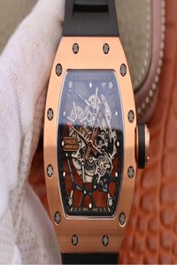 Replica Richard Mille RM035 Americas KV Factory Rose Gold Black Strap