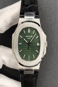 Replica Patek Philippe Nautilus 5711/1A-014 3K Factory Olive Green Dial