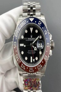 Replica Rolex GMT Master II M126710BLRO-0001 Clean Factory Black Dial