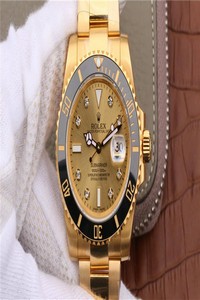 Replica Rolex Submariner 116618 Noob Factory V7 All-Inclusive Gold