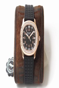 Replica Patek Philippe Aquanaut PPF Factory Rose Gold Black Dial