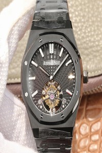Replica Audemars Piguet Royal Oak Tourbillon Extra Thin 26522CE.OO.1225CE.01 R8 Factory Black Dial