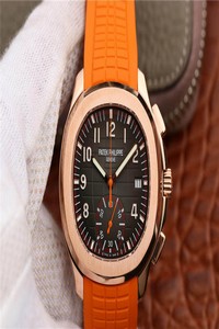 Replica Patek Philippe Aquanaut 5968A-001 Orange Strap