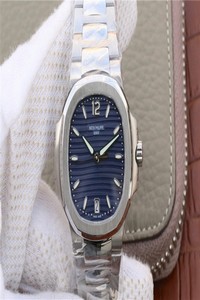 Replica Patek Philippe Nautilus Ladies 7118/1A-001 PF Factory Blue Dial
