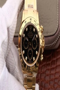 Replica Rolex Daytona Cosmograph M116508-0008 JH Factory Diamonds Black Dial