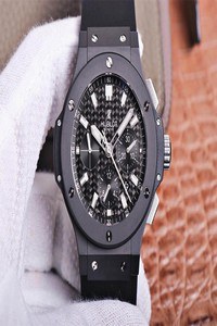 Replica Hublot Big Bang 301.QX.1724.RX V6 Factory Carbon Fiber Black Dial