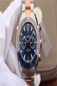Replica Omega Seamaster Ocean Planet 600M 215.20.46.51.03.001 OM Factory Blue Dial