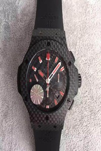 Replica Hublot Big Bang Carbon 301.QX.1724.RX V6 Factory Black Dial