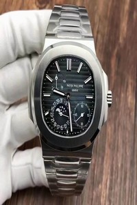 Replica Patek Philippe Nautilus 5712/1A-001 40MM PPF Factory Dark Blue Dial Stainless Steel Strap